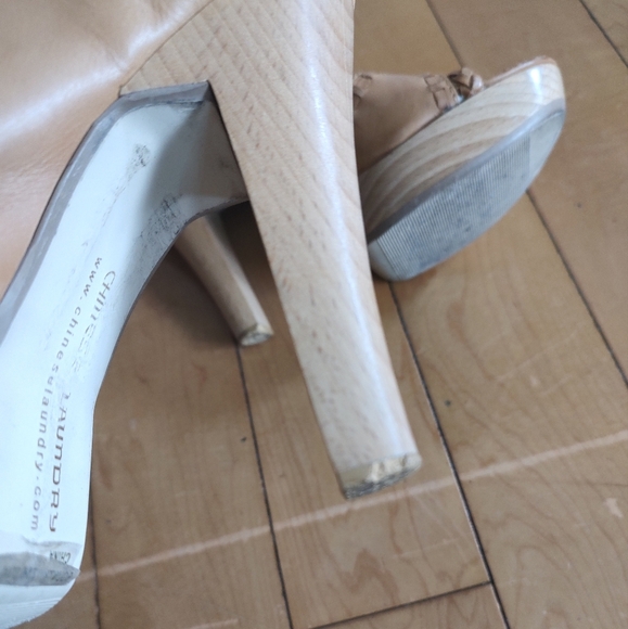 Chinese Laundry Tan Gladiator Heels - Picture 8 of 14